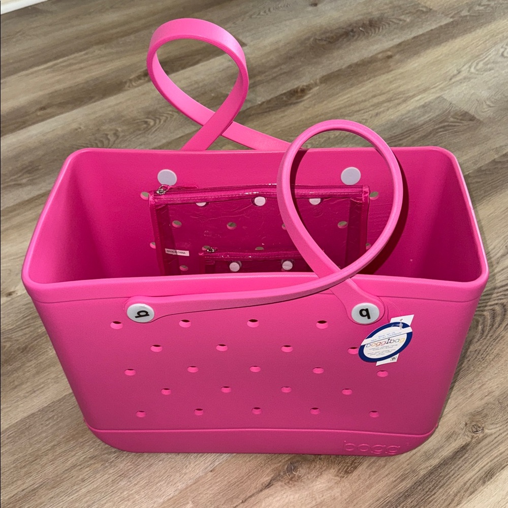 Bright Pink Bogg Tote